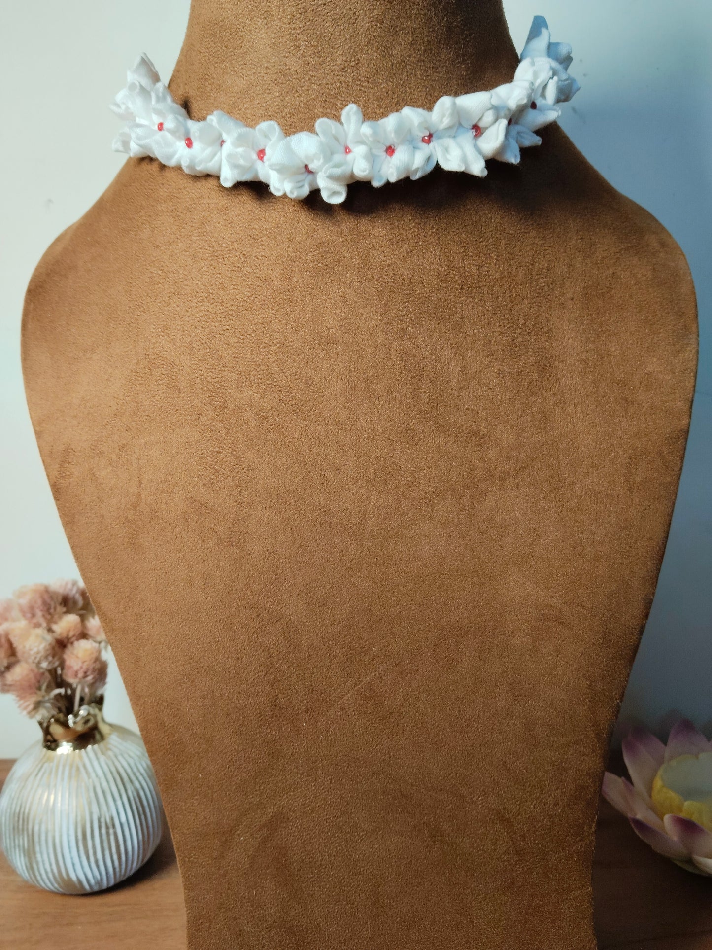 White Jasmine Gajra Choker