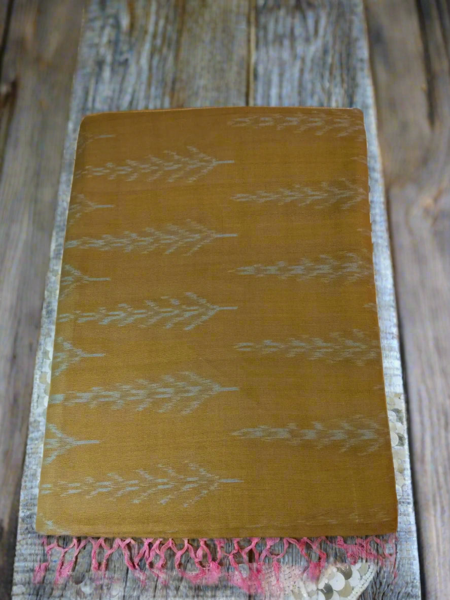 Olive Green Handloom Cotton Saree