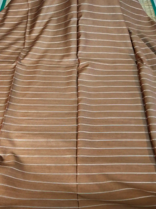 Beige Cotton Viscose Saree