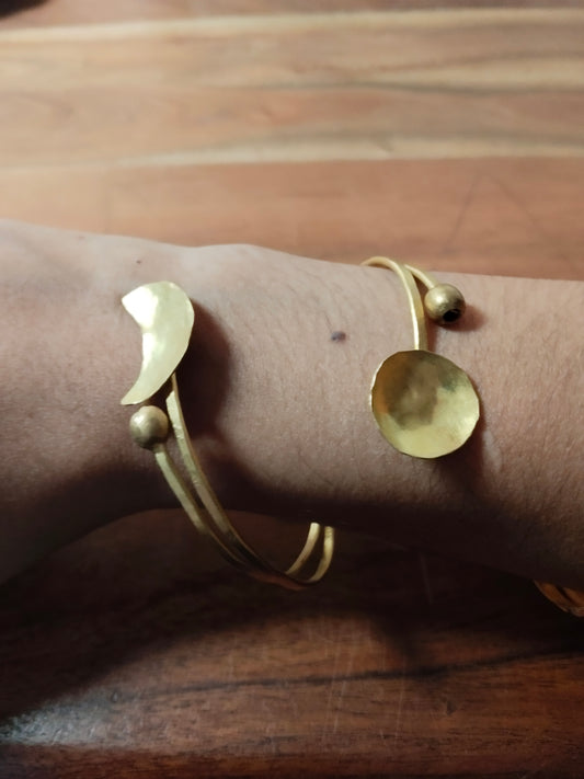 Dhokra Sun Moon Bangle