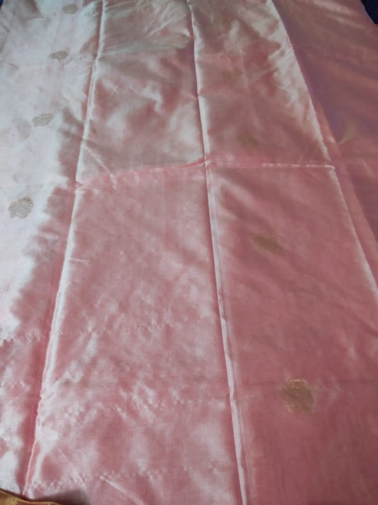 Pink Handloom Silk Saree