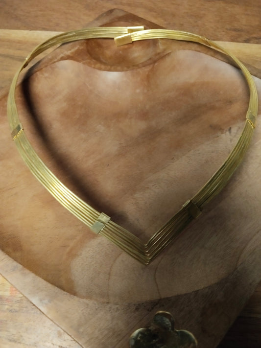 Dhokra Hansuli Choker