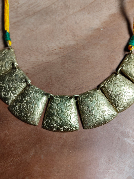Brass Intricate Handcrafted Necklace
