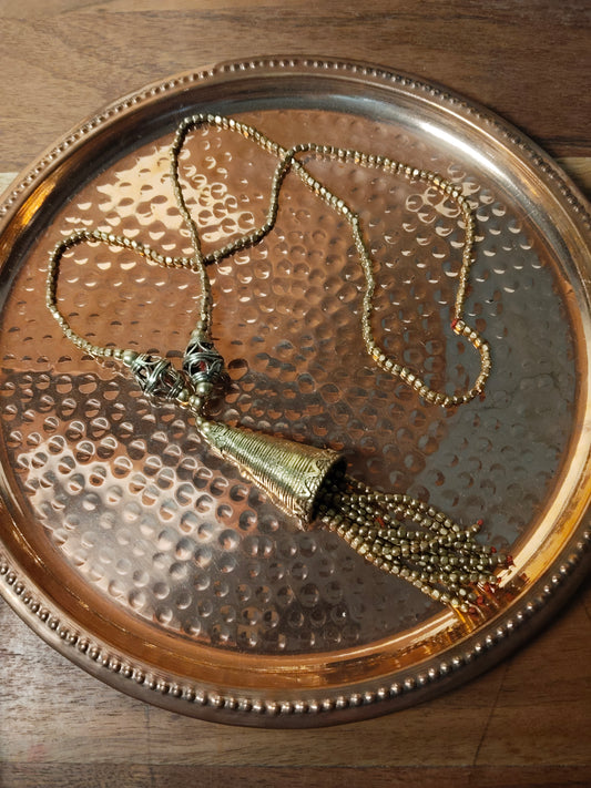 Dhokra Brass Long Chain