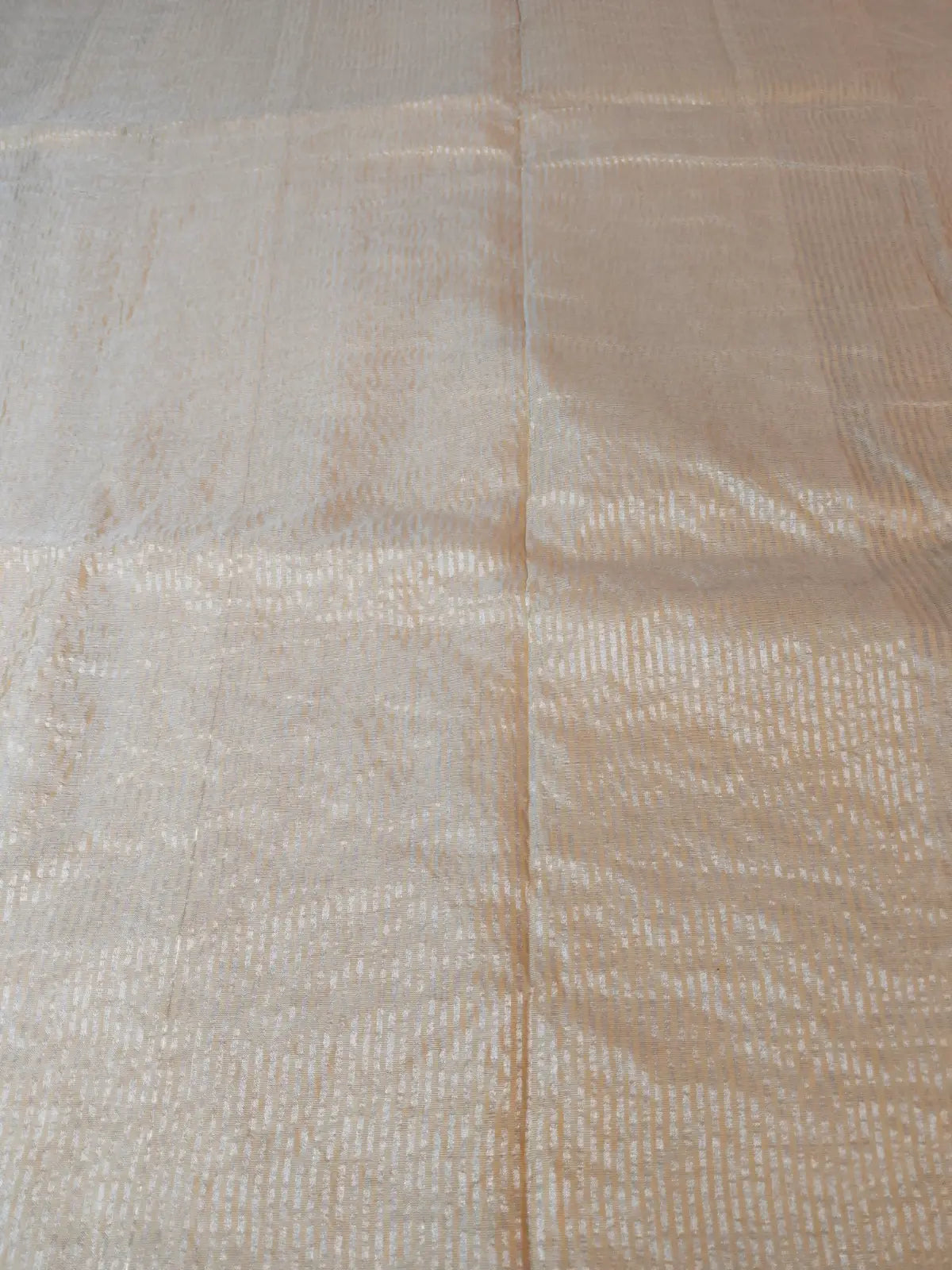 Light Yellow Handloom Cotton Silk Saree