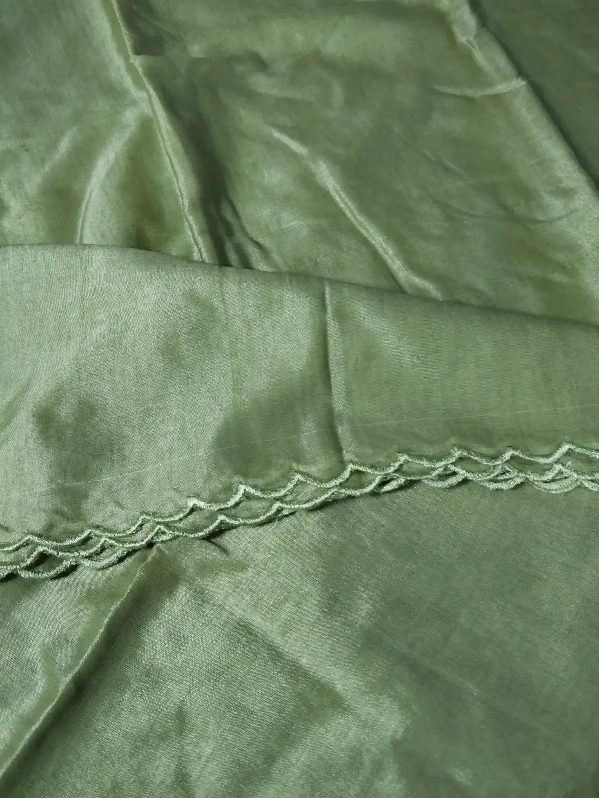 Green Handloom Cotton Silk Saree