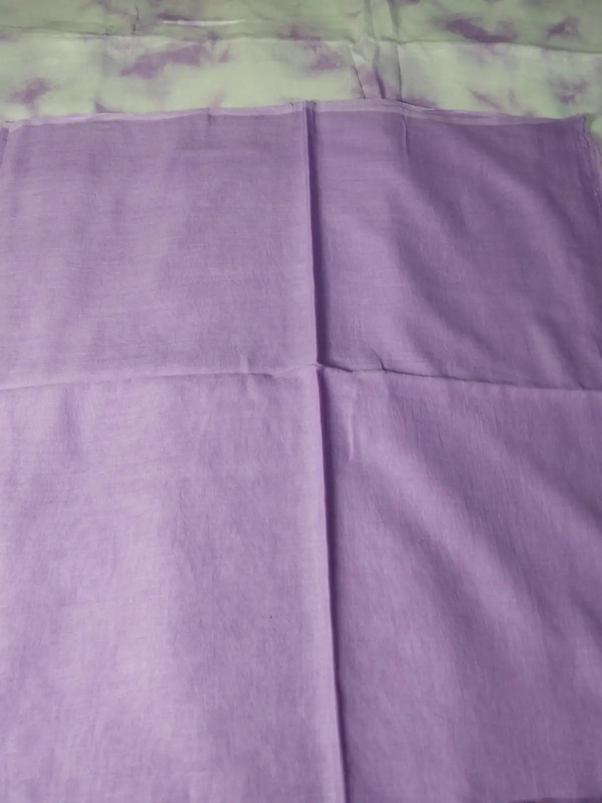 Blouse of Lilac Mul Tie & Dye Saree