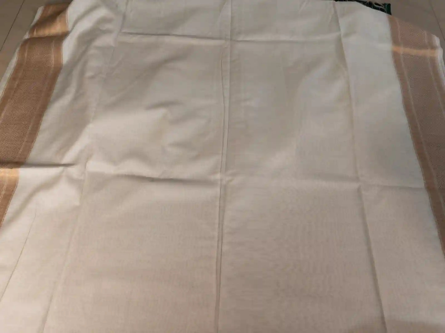 White Cotton Silk Sare