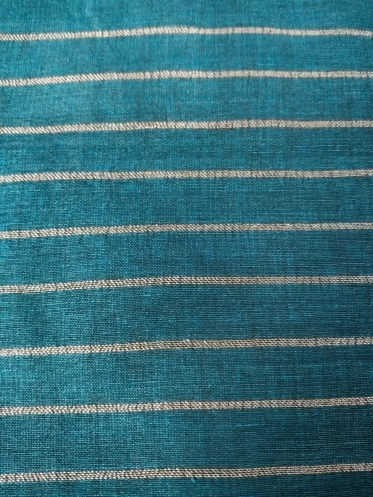 Green Handloom Linen Saree