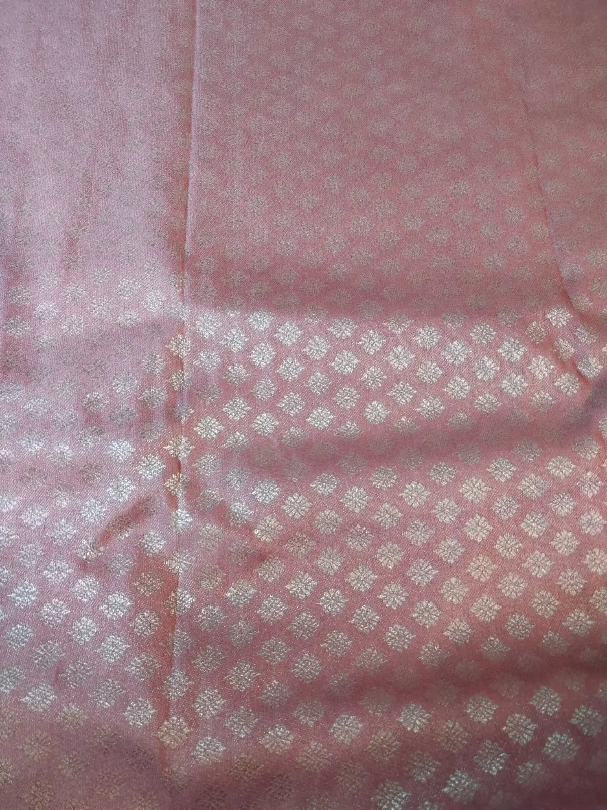 Blouse of Onion Pink Soft Silk Saree