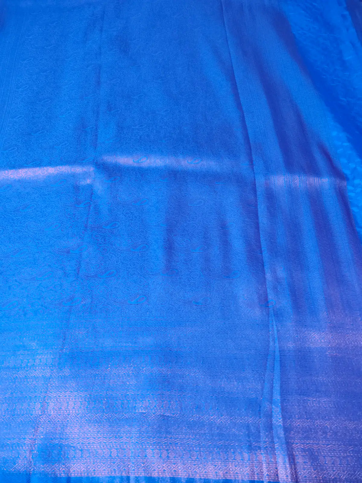 Blouse of Violet Soft Silk Saree
