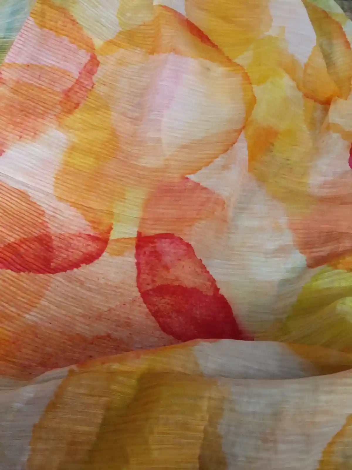 Yellow Linen Crush Bollywood Design Saree
