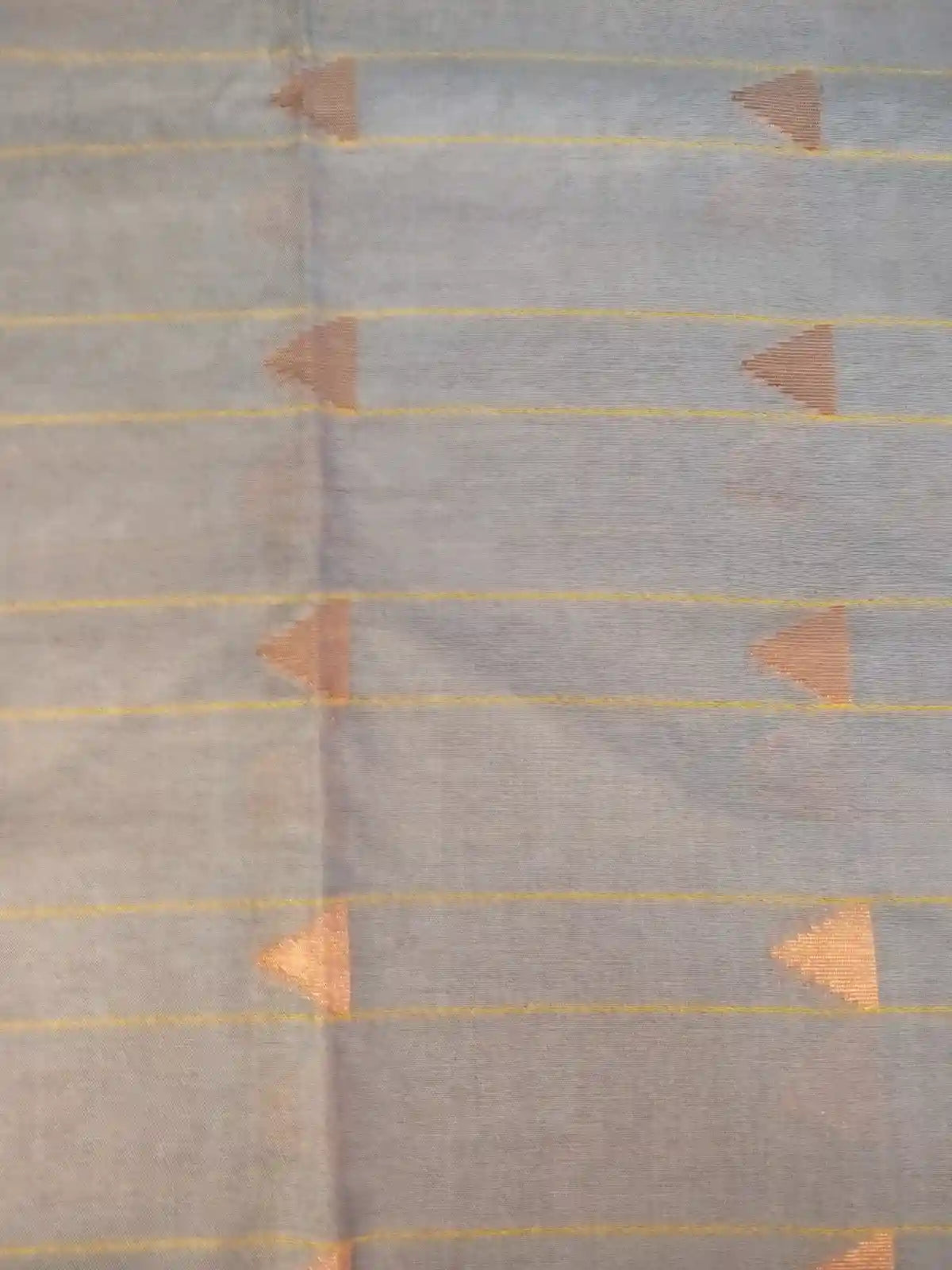 Pastel & Navy Blue Cotton Viscose Saree