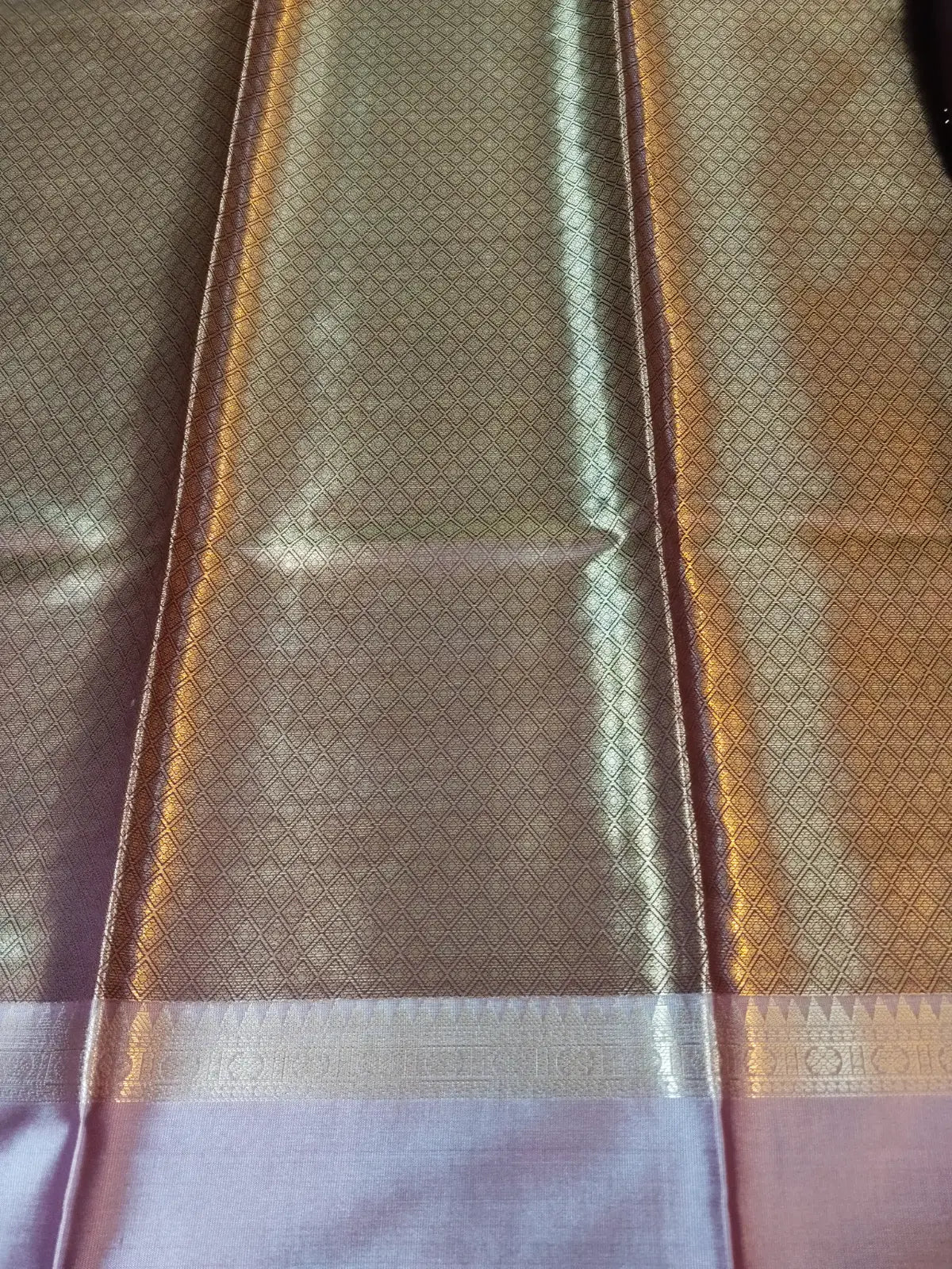 Blouse of Wine Handwoven Semi Silk Saree