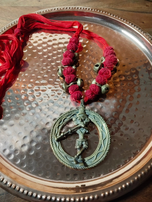 Dhokra Lord Krishna Necklace