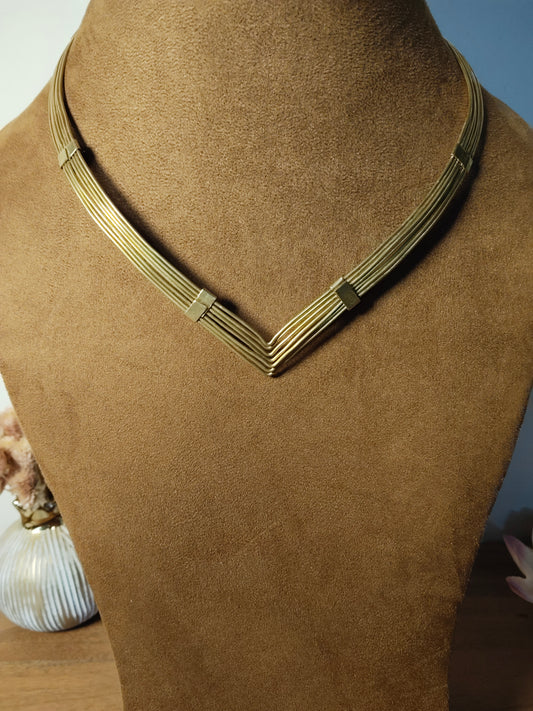 Dhokra Hansuli Choker