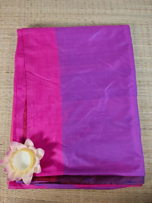 Pink Feather Light Silk Saree