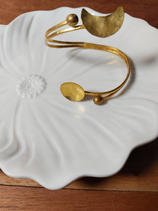 Dhokra Sun Moon Bangle