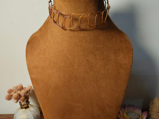 Copper Wire Hansuli Necklace