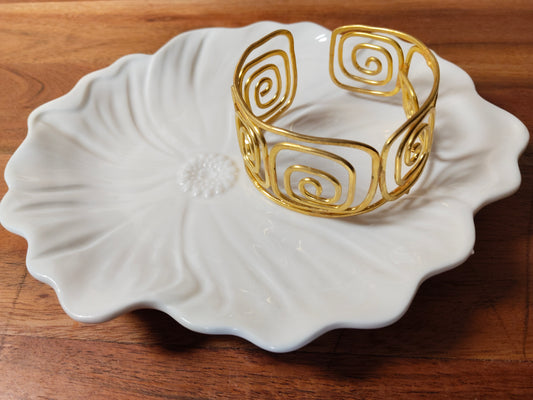 Dhokra Spiral Bangle