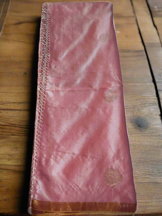Pink Handloom Silk Saree