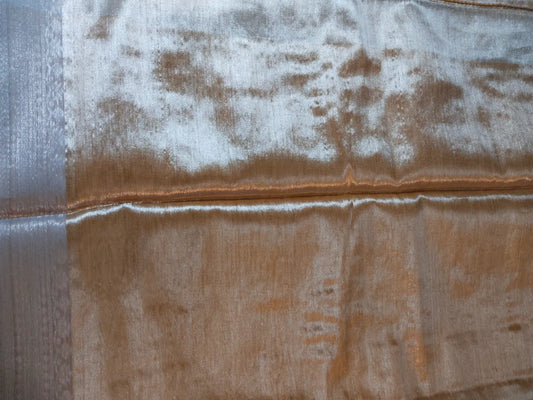 Ivory Handloom Mulberry Silk Tissue Saree
