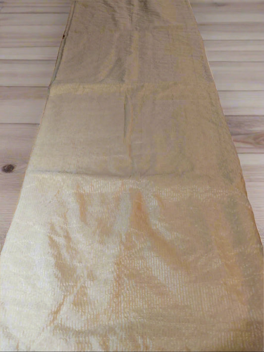 Light Yellow Handloom Cotton Silk Saree