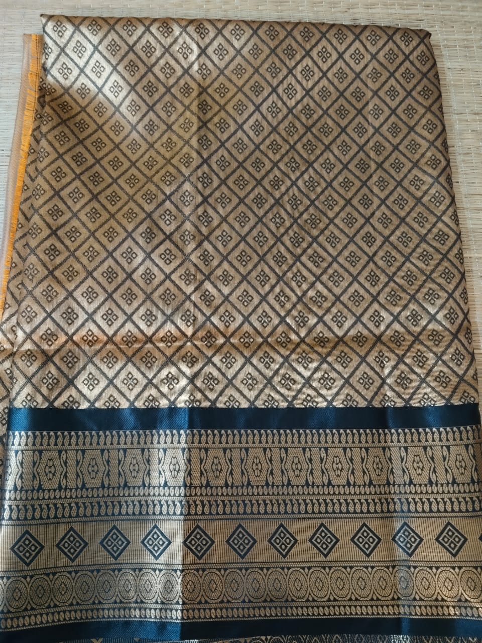 Sandal Kanchi Semi Silk Saree